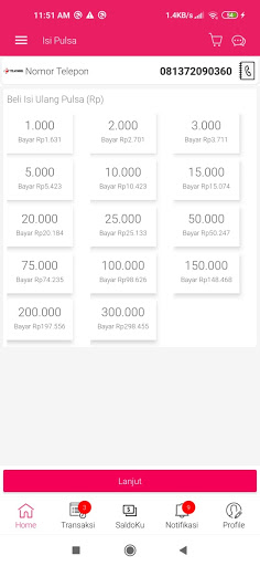 Agen Pulsa Resmi Termurah Terp Screen 2