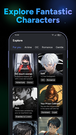 Hiyaa.AI - Character Chat Bot Screen 2