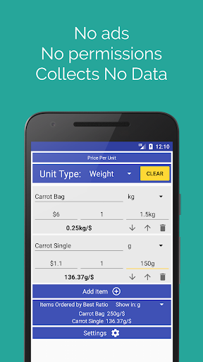 Price Per Unit Screen 3