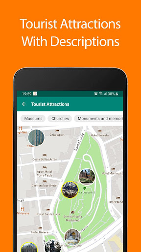 Android application Santiago Offline Map and Trave screenshort