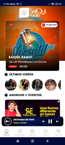 Saiqui Radio Screen 3