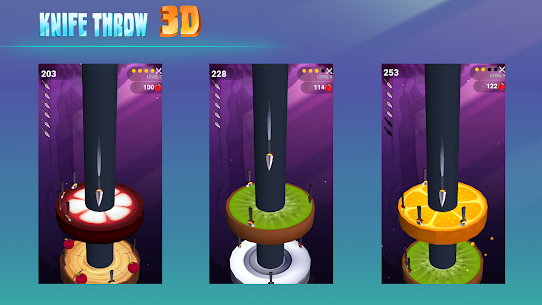 Knife Throw 3D MOD APK (UNLIMITED GOLD/UNLIMITED SPIN) 4