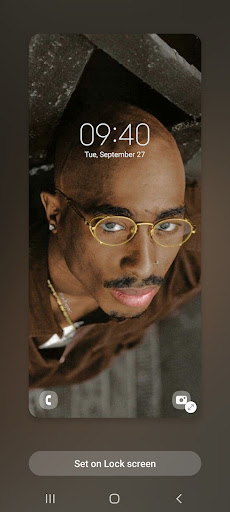 Android application Tupac Shakur Wallpapers 4k screenshort