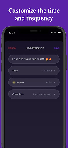Avra Affirmations Screen 3