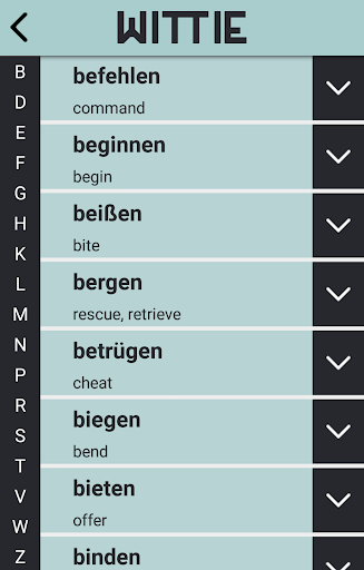 Wittie: Irregular German Verbs Screenshot 4 - AppWisp.com