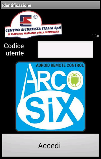 Android application ArcoSix screenshort