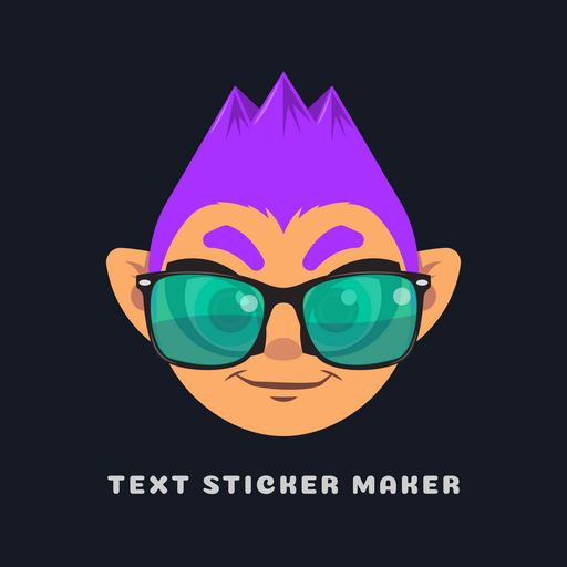 Text Sticker Maker untuk WA logo