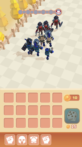 Merge and Craft battle Screen 2