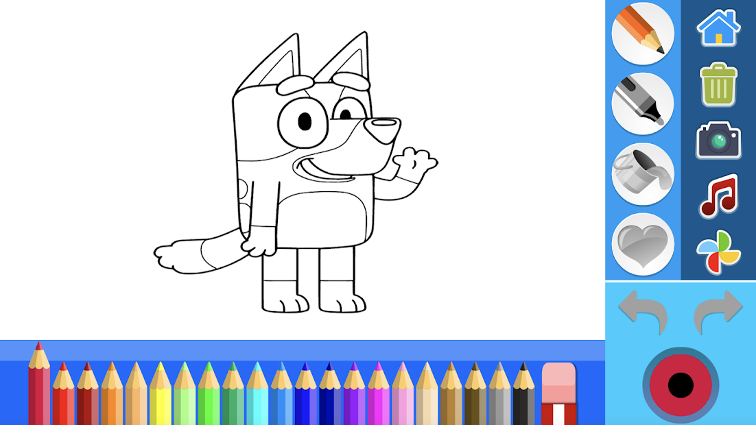 Captura 9 Glitter bluey Coloring Pages! android