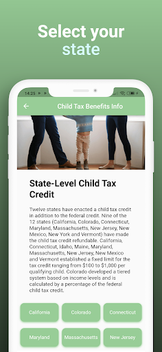 Child Tax Benefits Info Guide Screen 3