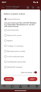 Rename & Organize with EXIF Screenshot