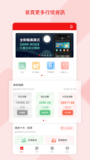 Android application 華裕證券 screenshort