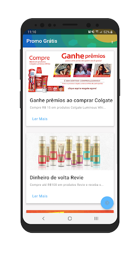 Android application Promo Grátis screenshort