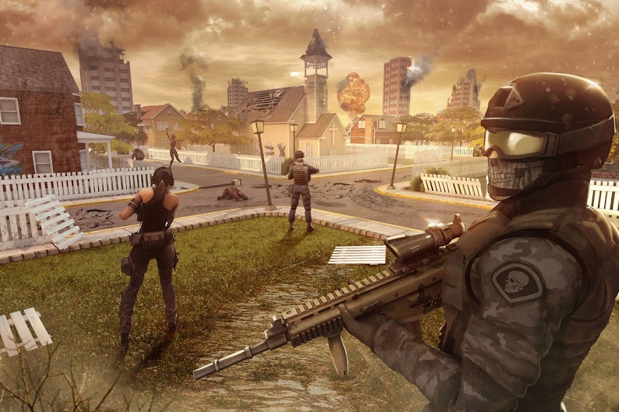 Zombie Frontier 3: Sniper FPS 2.56 APK + Mod (Unlimited money) untuk android