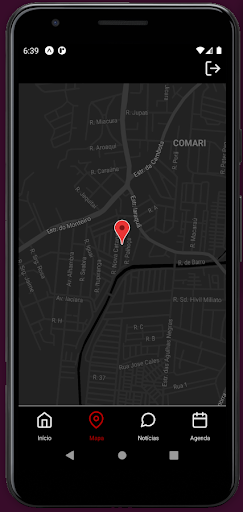 Android application Sr. Rocha's Barbearia screenshort