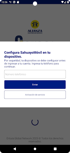 Android application CPSahuayo Móvil screenshort