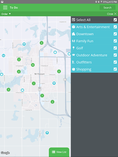 Screenshot of Meet Mt. Pleasant, MI