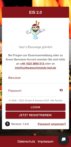 Android application EIS 2.0 screenshort