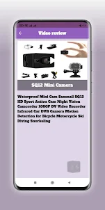SQ12 Mini Camera Guide