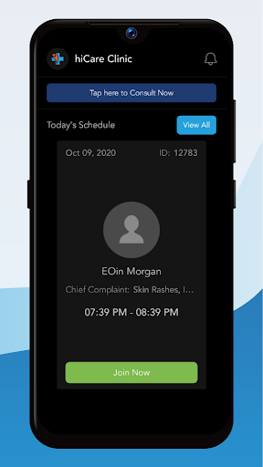 hiCare Clinic Screen 2