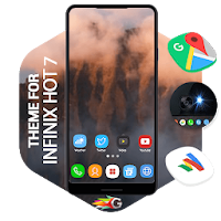 Launcher Theme For Infinix 7 with photo editor