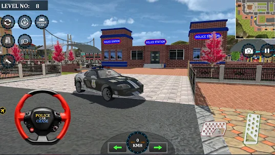 Police Car Cop Chase Driving