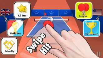 Game screenshot Настольный теннис 3D mod apk