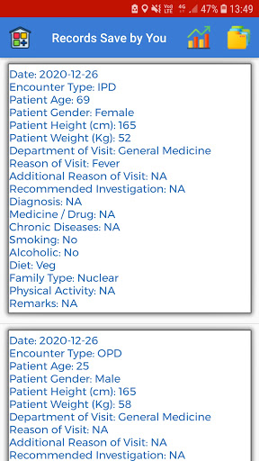 Health Data Collection (Beta) Screen 3