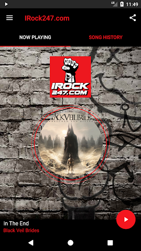 Android application IRock247 screenshort