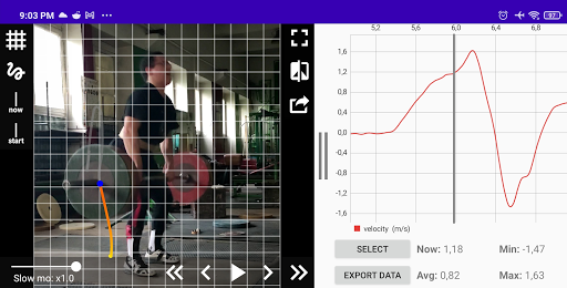 WL Analysis - bar path tracker Screen 2
