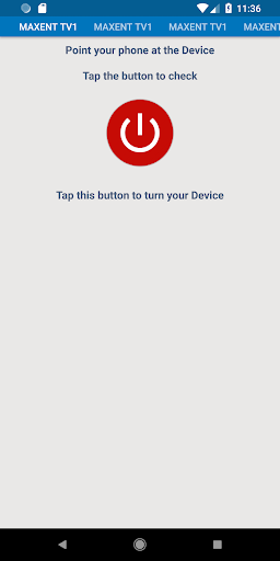 Maxent TV Remote Screen 2