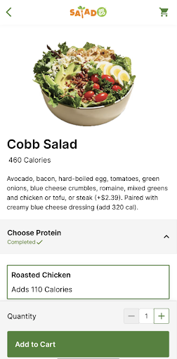 Salad and Go Screenshot 4 - AppWisp.com