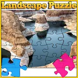 Jigsaw Puzzle Landscape icon