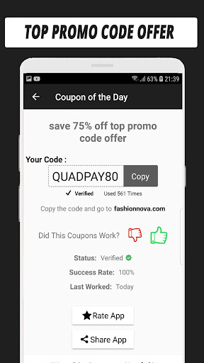 Fashion nova top online coupon