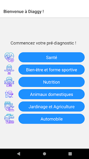 Android application Diaggy.ai screenshort