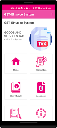 GSTE-Invoice System Screen 2