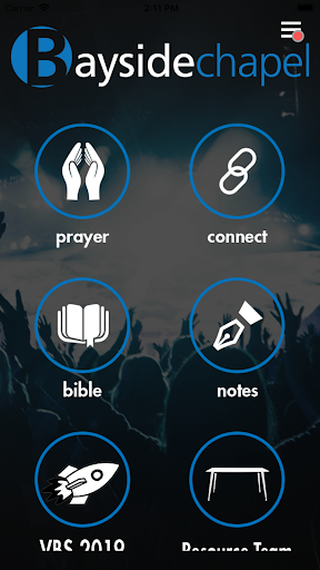 Android application Bayside Chapel of New Jersey screenshort