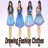 Drawing Fashion Clothes Design icon