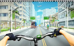 Reckless Racer: Bicycle Racing Screenshot