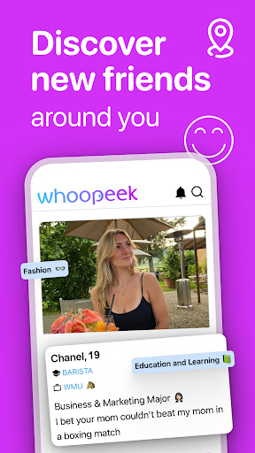Android application Whoopeek screenshort
