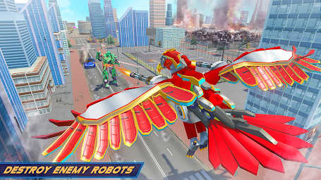 Flying Hawk Robot Car Game