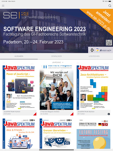 Android application JavaSPEKTRUM screenshort
