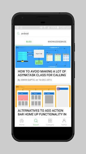 Screenshot of WordPress Blog App Builder