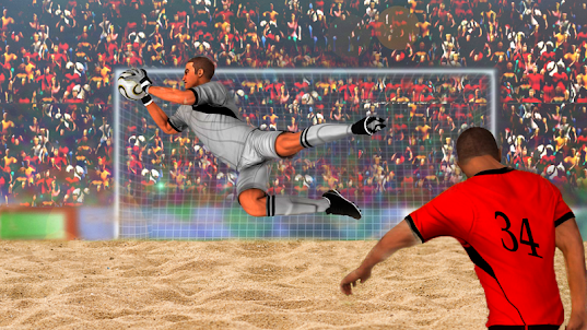 Football Beach Soccer Goalkeep