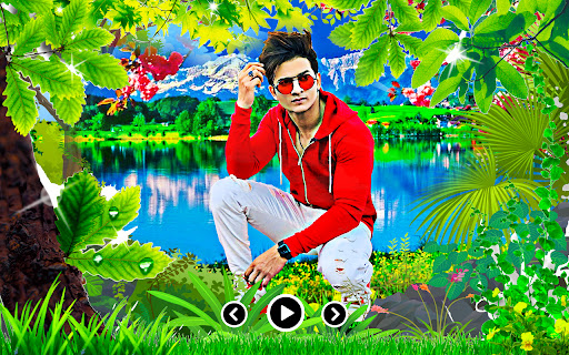 Android application Nature photo video maker songs screenshort
