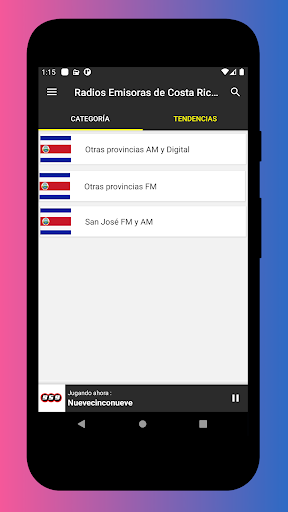 Android application Radio Costa Rica: Radio Online screenshort