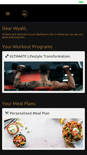 Wyatt Randall Fitness Screenshot 1 - AppWisp.com