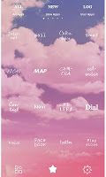 screenshot of Sky Wallpaper-Pink Clouds-