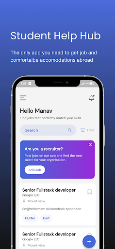 Android application SearchX screenshort