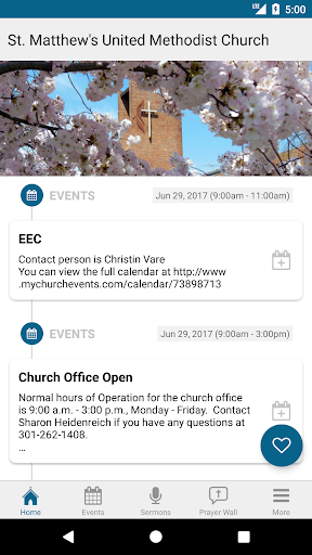 St. Matthews UMC Screen 2